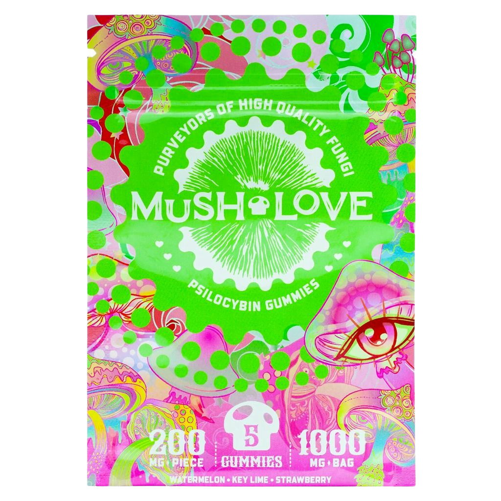 Mush Love – Wassermelonen-, Limetten- und Erdbeergummis